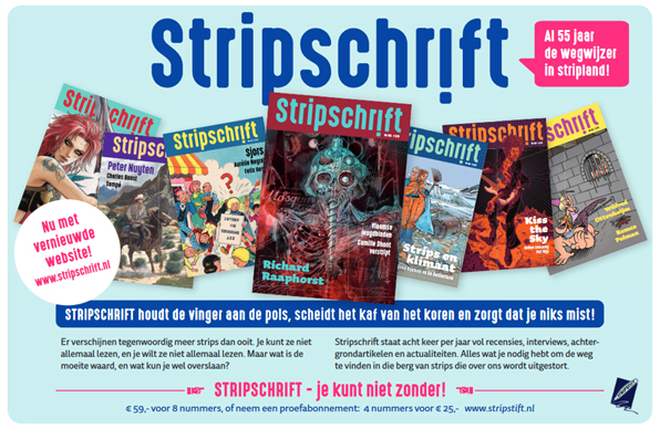 stripschritt advertentie